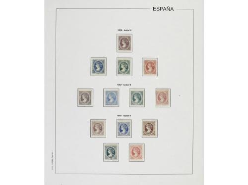 LOTES y COLECCIONES. ESPAÑA. TELÉGRAFOS. Colección en hojas 