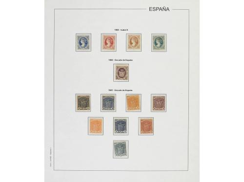 LOTES y COLECCIONES. ESPAÑA. TELÉGRAFOS. Colección en hojas 