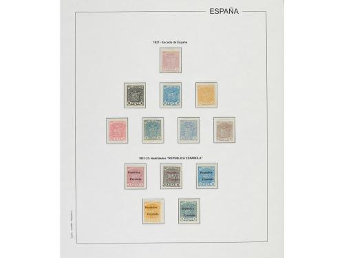 LOTES y COLECCIONES. ESPAÑA. TELÉGRAFOS. Colección en hojas 