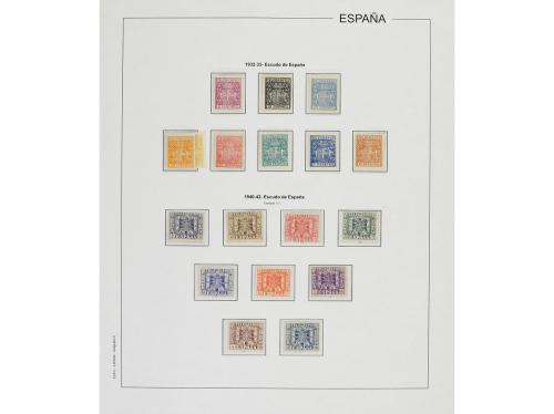 LOTES y COLECCIONES. ESPAÑA. TELÉGRAFOS. Colección en hojas 