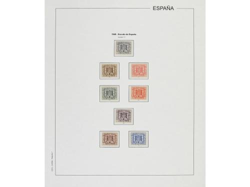 LOTES y COLECCIONES. ESPAÑA. TELÉGRAFOS. Colección en hojas 