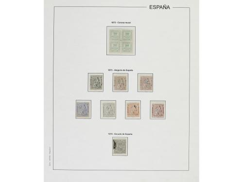 LOTES y COLECCIONES. ESPAÑA. TELÉGRAFOS. Colección en hojas 