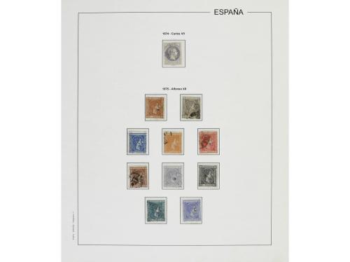 LOTES y COLECCIONES. ESPAÑA. TELÉGRAFOS. Colección en hojas 