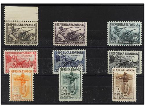 ** ESPAÑA. Ed. 792/800. SERIE COMPLETA. 9 valores. MUY BONIT