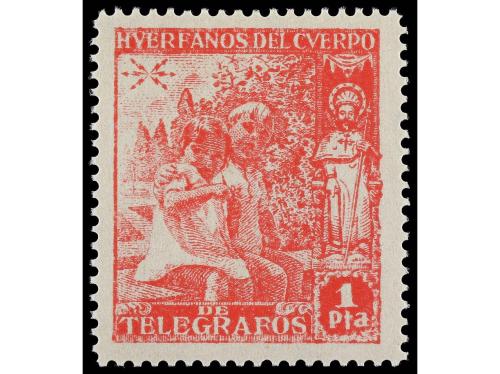 ** ESPAÑA: BENEFICENCIA. HUERFANOS TELEGRAFOS. Ed. 16/20. SE