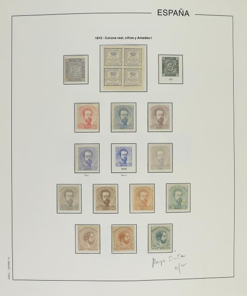 LOTES y COLECCIONES. ESPAÑA. Colección en álbum Edifil de 18