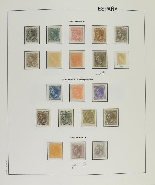 LOTES y COLECCIONES. ESPAÑA. Colección en álbum Edifil de 18