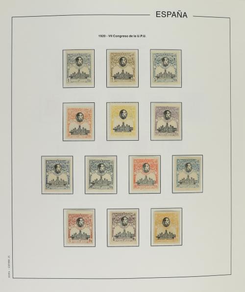 LOTES y COLECCIONES. ESPAÑA. Colección en álbum Edifil de 18