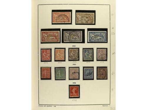 LOTES y COLECCIONES. FRANCIA. Colección en antiguo álbum por