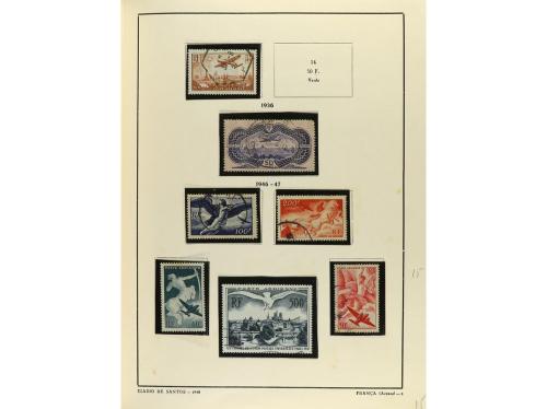 LOTES y COLECCIONES. FRANCIA. Colección en antiguo álbum por