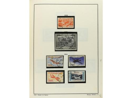 LOTES y COLECCIONES. FRANCIA. Colección en antiguo álbum por