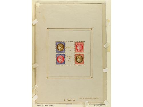 LOTES y COLECCIONES. FRANCIA. Colección en antiguo álbum por