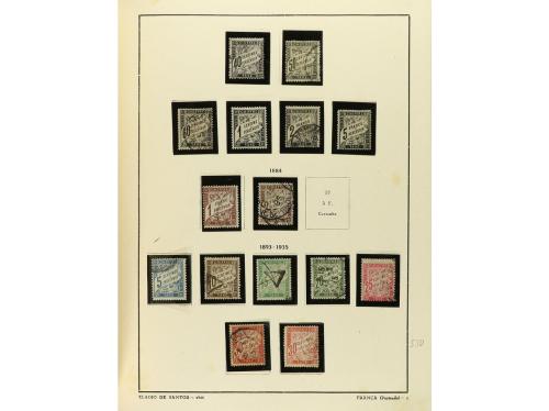 LOTES y COLECCIONES. FRANCIA. Colección en antiguo álbum por