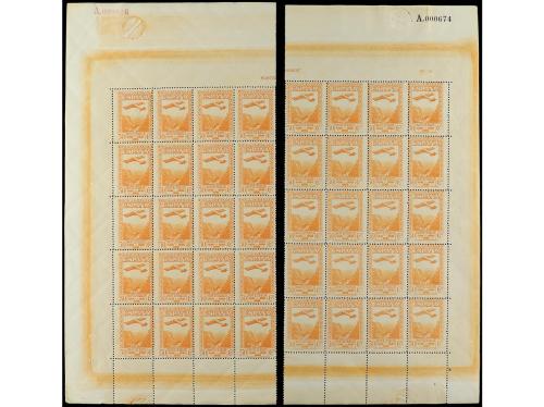 ** ESPAÑA. Ed. 650/4 (40). CUARENTA SERIES COMPLETAS en bloq