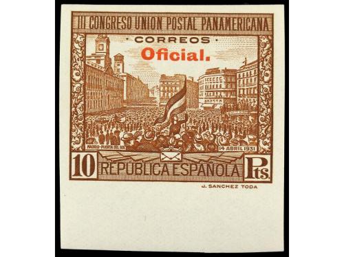 * ESPAÑA. Ed. 620/9s. SERIE COMPLETA. 10 valores SIN DENTAR.