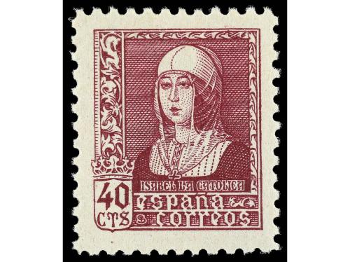 ** ESPAÑA. Ed. 858ec. 40 cts. lila rosa. ERROR DE COLOR. No 