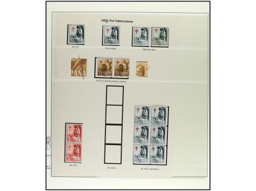 ESPAÑA. Ed. 1070/1179. EMISIONES DE 1950 a 1955. Trece págin