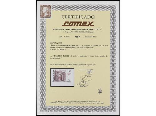 ** ESPAÑA. Ed. 3520s. RUTA DE LOS CAMINOS DE SEFARAD. 21 pts