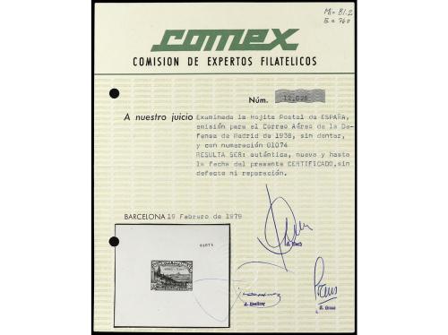 ** ESPAÑA. Ed. 760s. HB. Aéreo + 5 pts. SIN DENTAR. MUY RARA