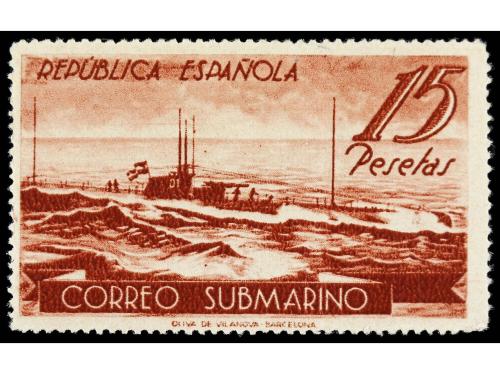 (*) ESPAÑA. Ed. 780ccc, cce. 15 pts. naranja y 15 pts. casta