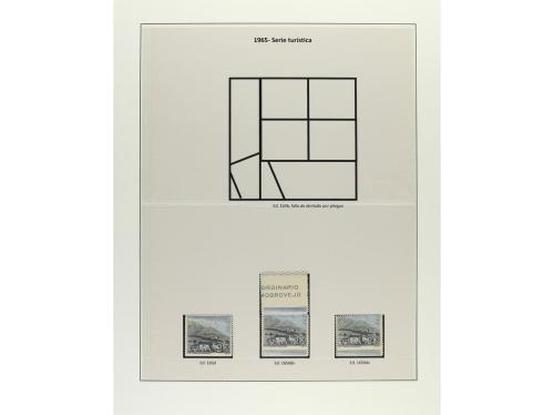 ESPAÑA. Ed. 1541/1695. EMISIONES DE 1964-65. Once páginas de