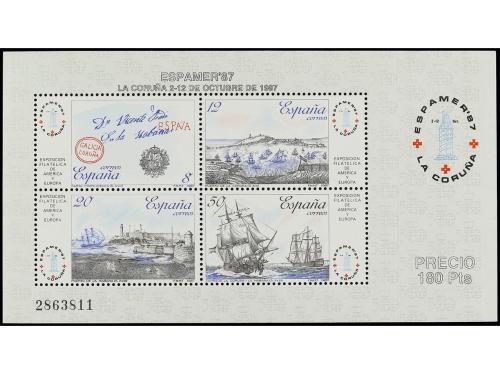 ** ESPAÑA. Ed. 2916. ESPAMER'87. HB multicolor PERFORACIÓN D