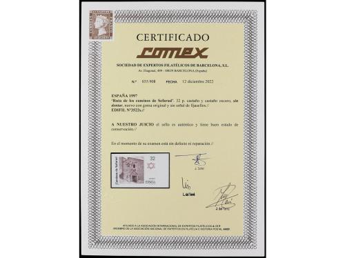 ** ESPAÑA. Ed. 3522s. RUTA DE LOS CAMINOS DE SEFARAD. 32 pts