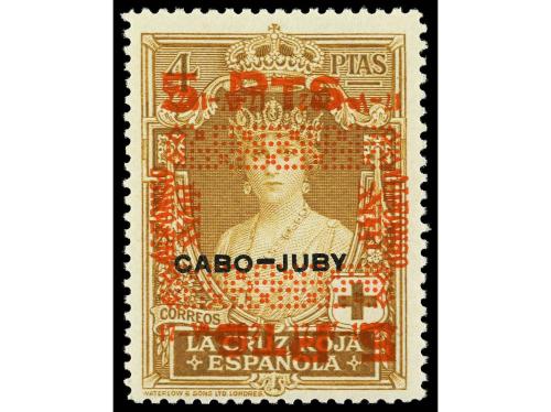 ** ESPAÑA. Ed. 395hhi, 400hhi. 1 pta. s. 10 pts. lila y 5 pt