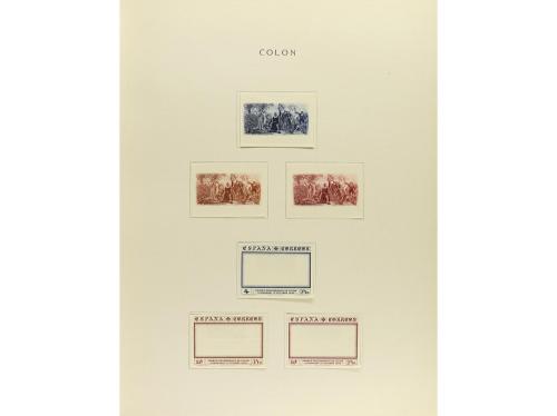 (*) ESPAÑA. Ed. 402/629. Libro-Álbum conteniendo PRUEBAS y V