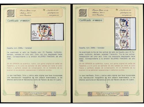 ** ESPAÑA. Ed. 2989. MARÍA DE MAEZTU. 20 pts. multicolor. Co