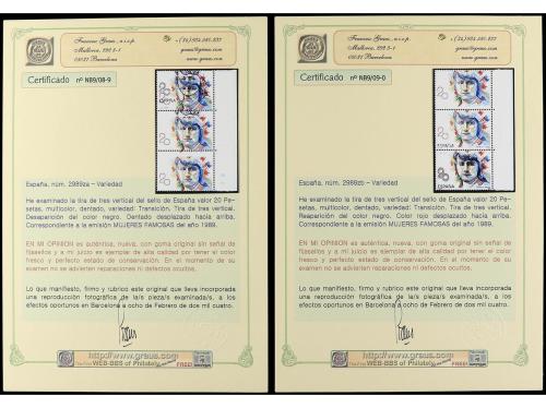 ** ESPAÑA. Ed. 2989. MARÍA DE MAEZTU. 20 pts. multicolor. Co