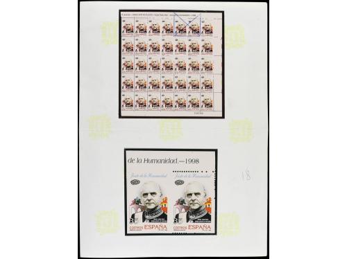 ** ESPAÑA. Ed. 3606. DERECHOS HUMANOS. 35 pts. multicolor. P