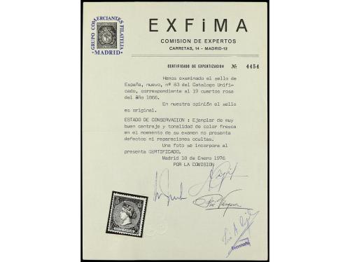 (*) ESPAÑA. Ed. 83. 19 cuartos castaño. Muy buen ejemplar. C