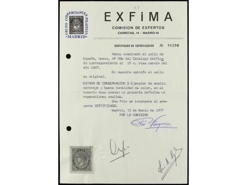 (*) ESPAÑA. Ed. 90. 19 cuartos rosa. Muy bien centrado. Muy 