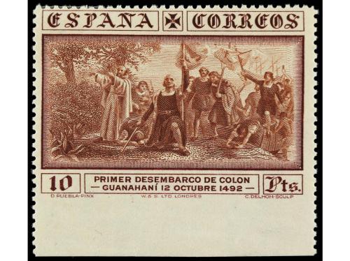 ** ESPAÑA. Ed. 544 y 545smz. 4 y 10 pts. SIN DENTAR MARGEN I