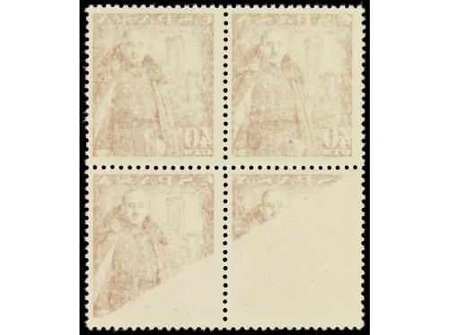 ** ESPAÑA. Ed. 1025 (2), 1027 (5), 1030 y 1032. 30 cts., 40 