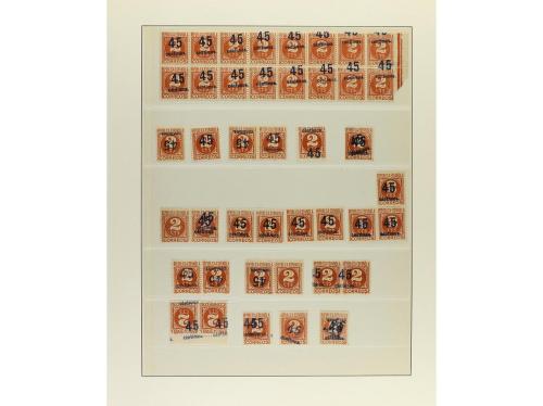 **/* ESPAÑA. Ed. 742/44. Conjunto de variedades de la serie 