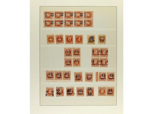 **/* ESPAÑA. Ed. 742/44. Conjunto de variedades de la serie 