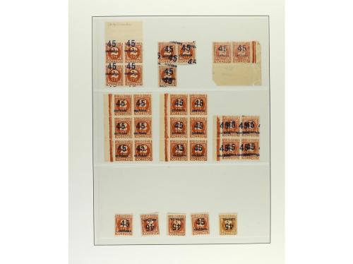 **/* ESPAÑA. Ed. 742/44. Conjunto de variedades de la serie 