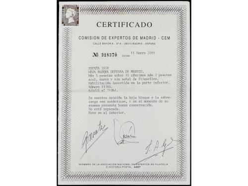 ** ESPAÑA. Ed. 760hi. HB. Aéreo + 5 pts. HABILITACIÓN INVERT