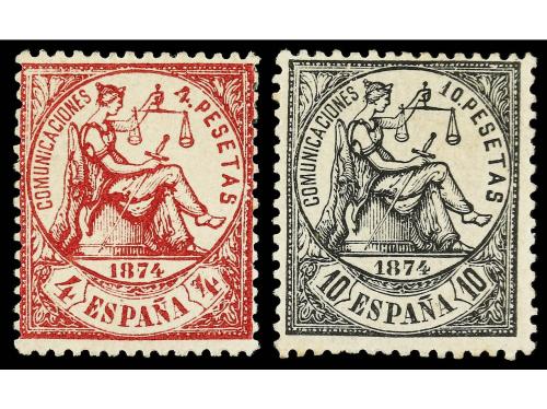 * ESPAÑA. Ed. 143p/52p. JUEGO COMPLETO de ocho valores PAPEL