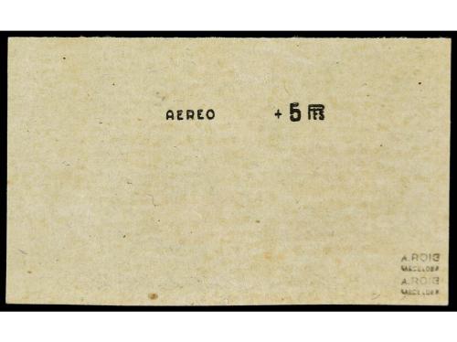 * ESPAÑA. Ed. 765his. Aéreo + 5 pts. HABILITACIÓN INVERTIDA 