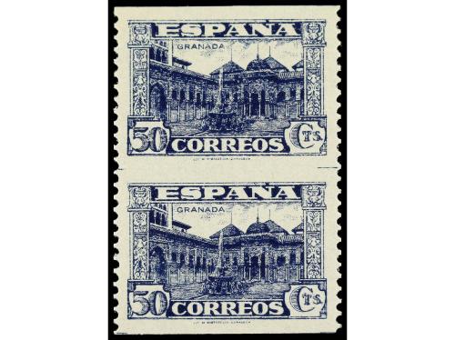 ** ESPAÑA. Ed. 805/10sh(2). 10 cts. a 60 cts. en parejas ver