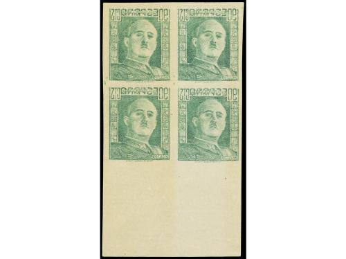 ** ESPAÑA. Ed. 1006icas (4). 50 cts. verde. Bloque de 4 SIN 