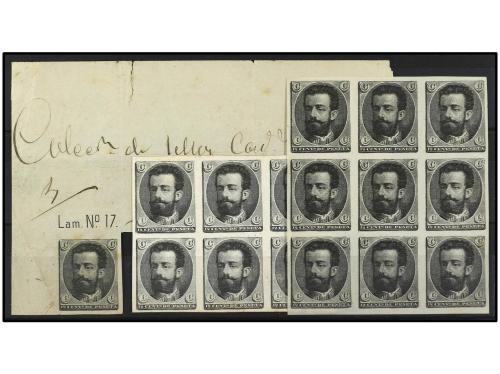 ESPAÑA. PROYECTO NO ADOPTADO. Dos fichas con ensayos sobre p