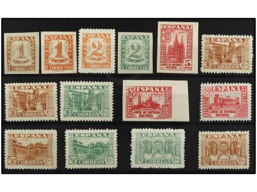 **/* ESPAÑA. Conjunto formado por 22 ejemplares de la serie 