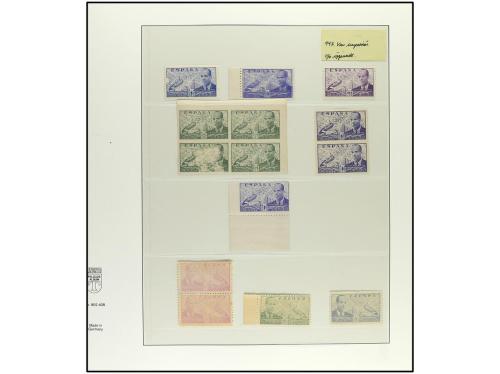 **/* ESPAÑA. Ed. 947. Conjunto montado en hojas Lindner neut