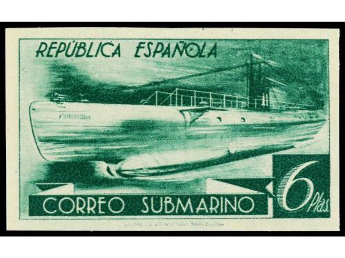 (*) ESPAÑA. Ed. 778ccas, ccbs, cccs. 6 pts. azul, malva y ve