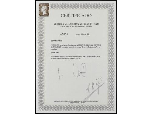 ESPAÑA. Ed. 781. HB. FOTOLITO ORIGINAL para la impresión del