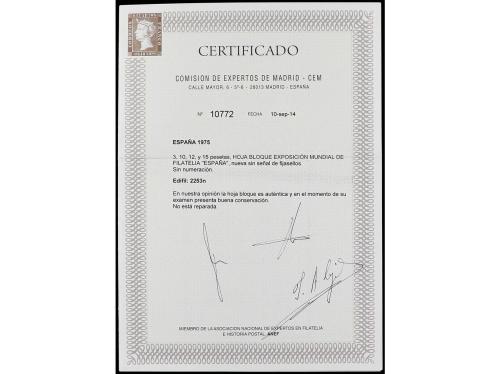 ** ESPAÑA. Ed. 2253n. ESPAÑA&#39;75. HB multicolor SIN NUMERACIÓ